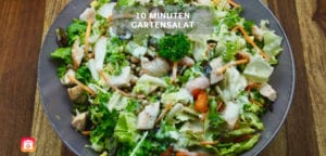 10 Minuten Gartensalat - Gesunder Salat zum Grillen