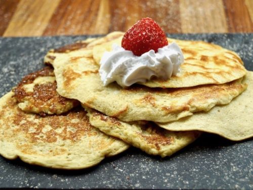 Gesunde Bananen Pfannkuchen