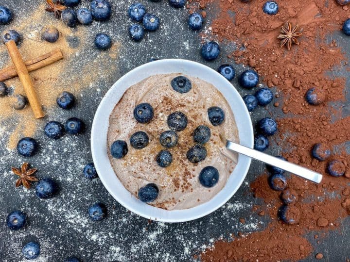 Gesundes Schokoladen Magerquark Rezept: Gesunder Schoko-Qaurk