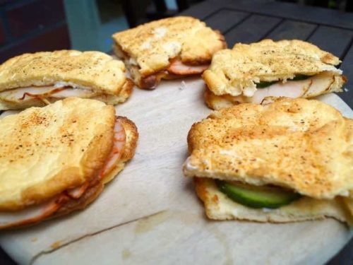 low-carb puten sandwich