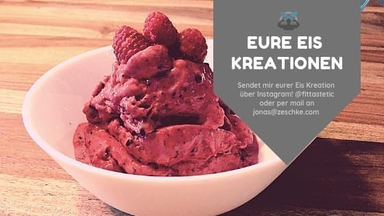 Sendet mir eure selbst gemachten Protein Eis Kreationen