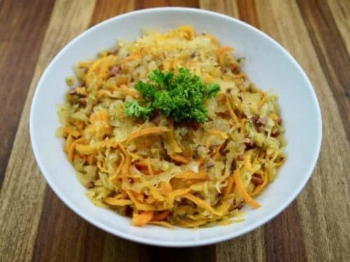 Curry Krautsalat süß-sauer