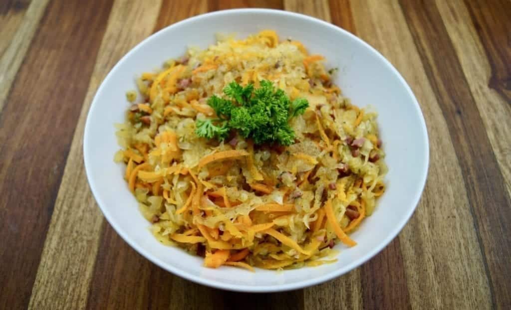 Curry Krautsalat süß-sauer