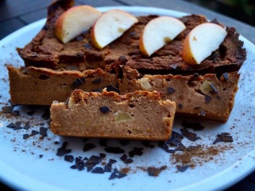 Gesunder Süßkartoffel Apfelkuchen