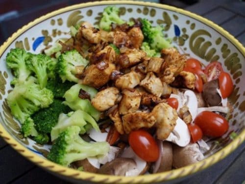 Low Carb Chicken Bowl Rezept
