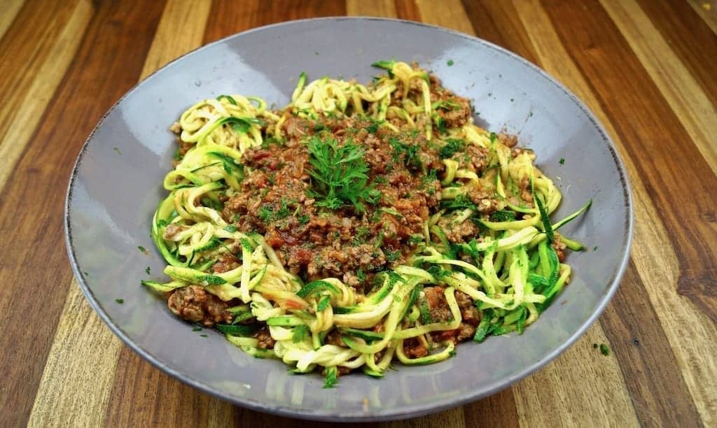 Low Carb Nudel Bolognese 1 2 Low-Carb Nudel Bolognese