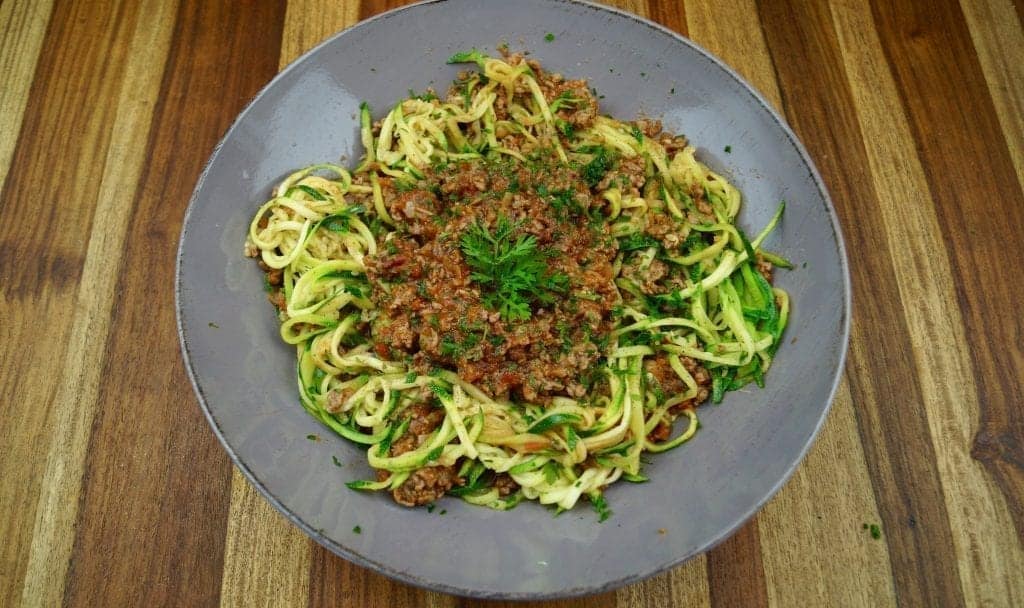 Low Carb Nudel Bolognese Low-Carb Nudel Bolognese