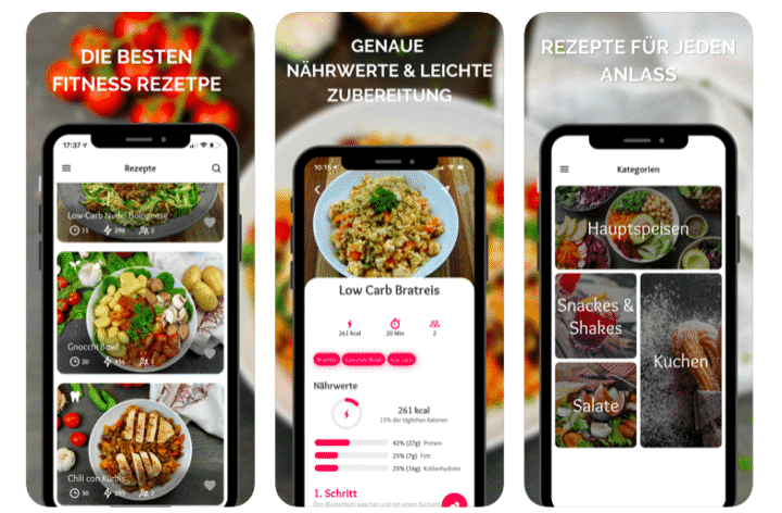 Die beste Fitness Rezepte App lasst uns gemeinsam besser werden