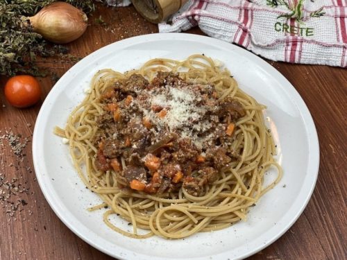 Gesunde Spaghetti Bolognese