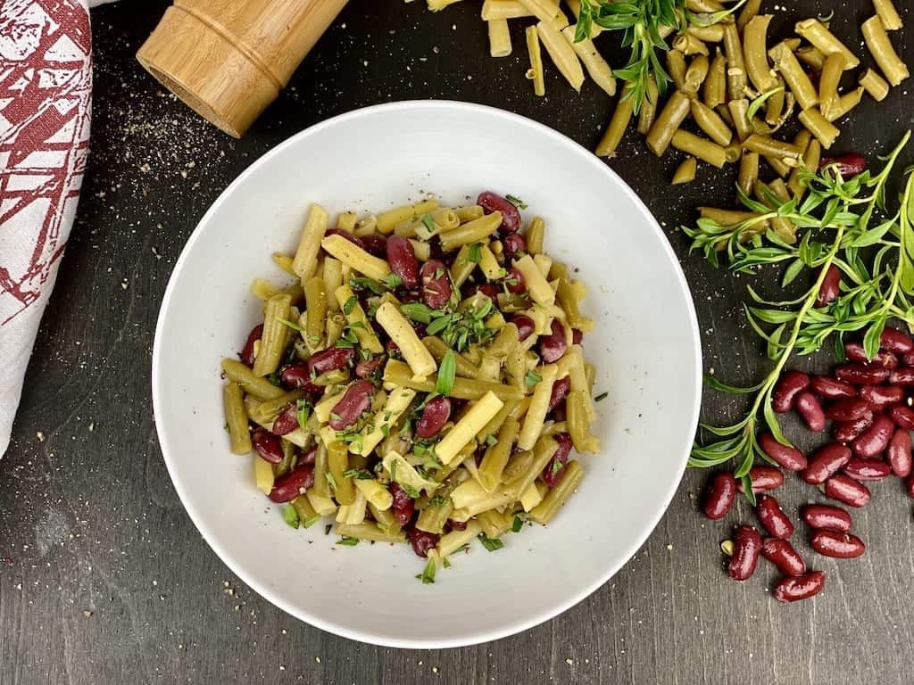 Fitness Bohnensalat rezept