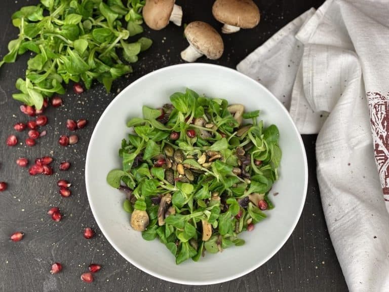 Fruchtiger Feldsalat gesunder Fruchtiger Feldsalat