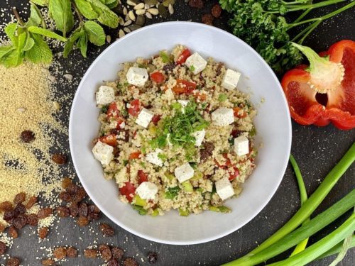 Orientalischer Couscous-Salat - Gesundes Salat Rezept