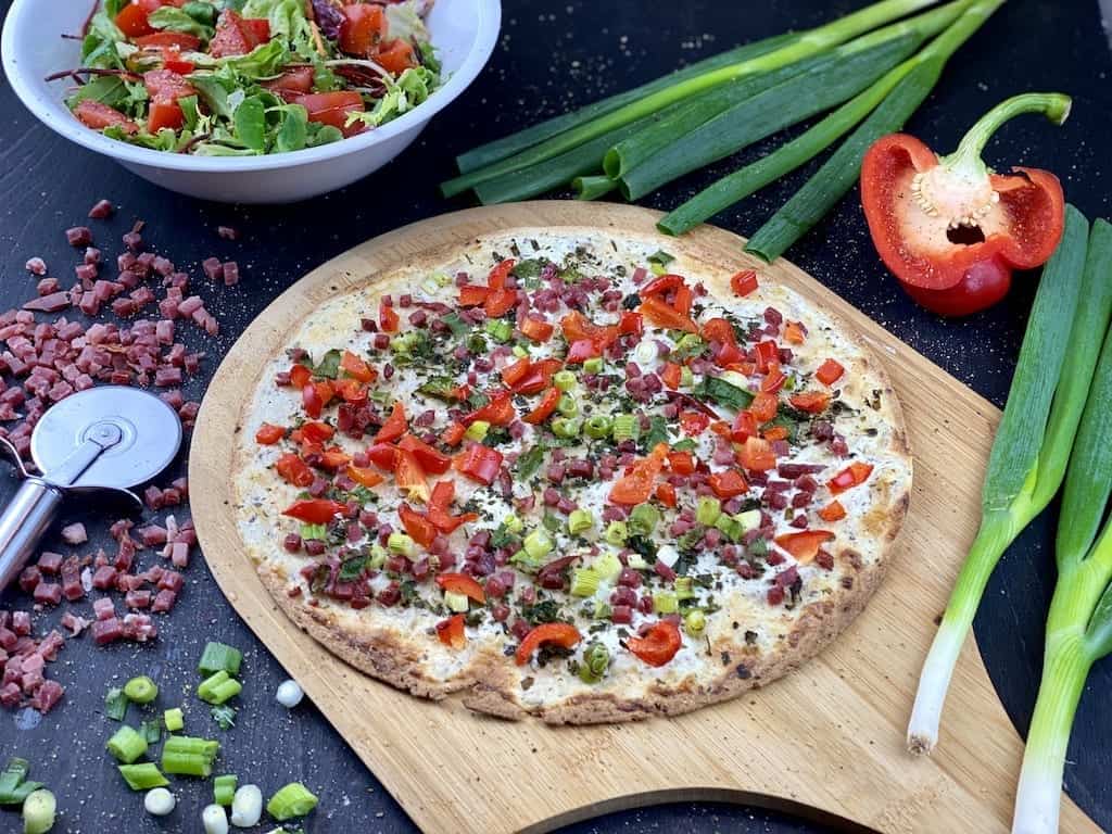 Mein Wrap-Flammkuchen Rezept