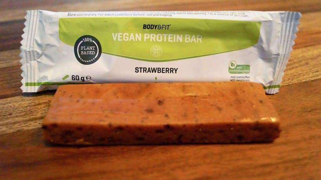 vegan protein bar test 2 Body & Fit veganer Proteinriegel