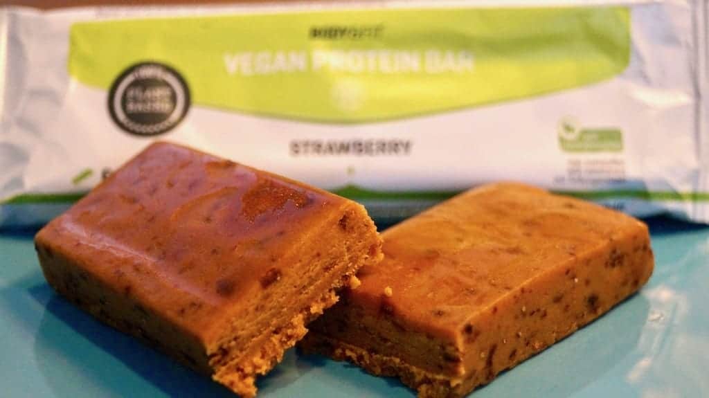 vegan protein bar test 3 Body & Fit Vegan Protein Bar