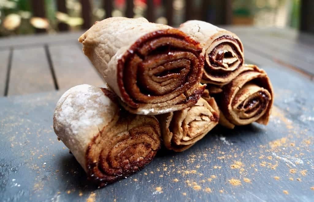 Gesunde Zimt-Röllchen