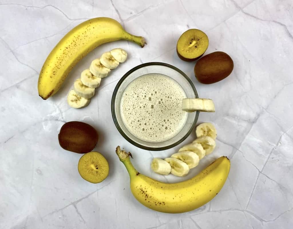 Kiwi-Bananen Protein Smoothie