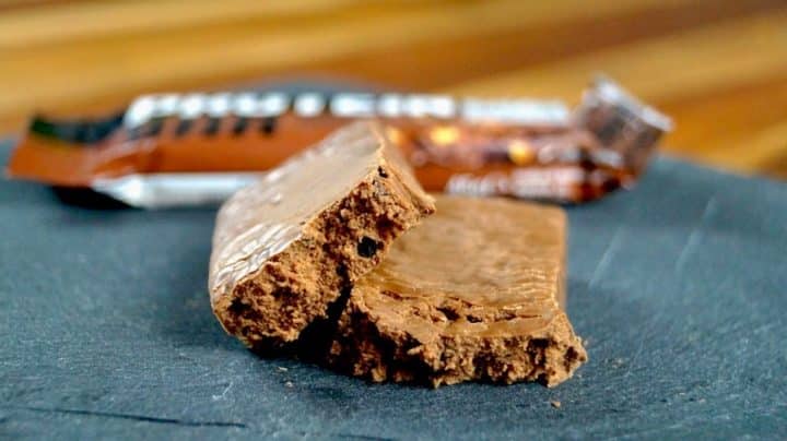 Die Konsistenz des Lidl Proteinriegel