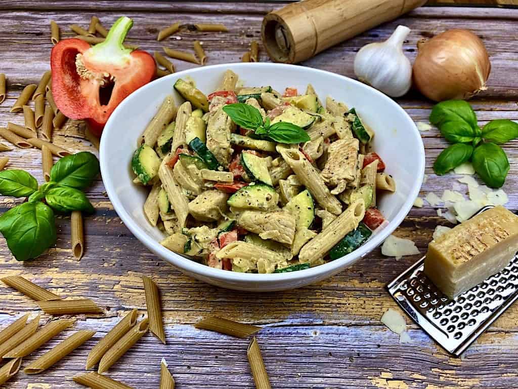 Schnelle Nudelpfanne