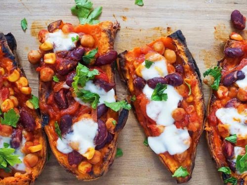 Süßkartoffel Tacos