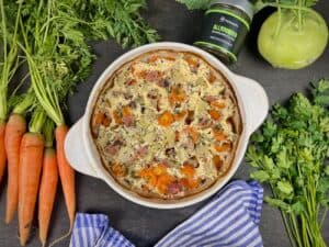 Kohlrabi Karotten Auflauf