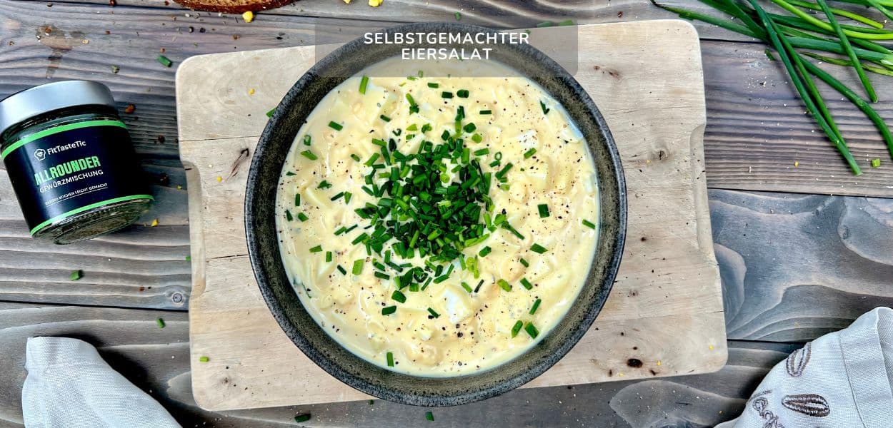 Einfacher Selbstgemachter Eiersalat Einfacher Selbstgemachter Eiersalat