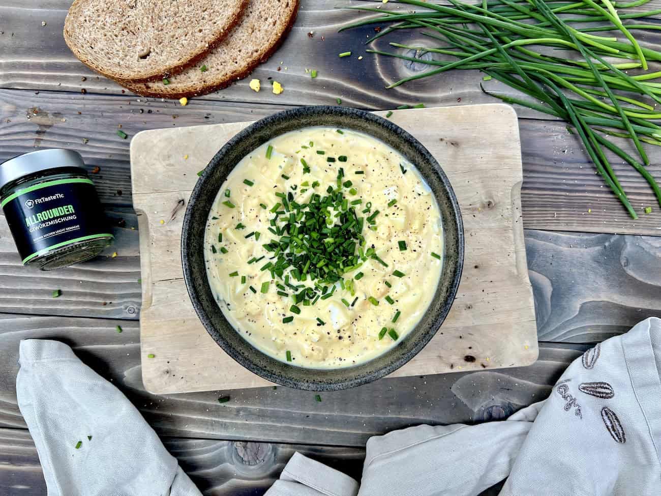 Selbstgemachter Eiersalat Selbstgemachter Eiersalat