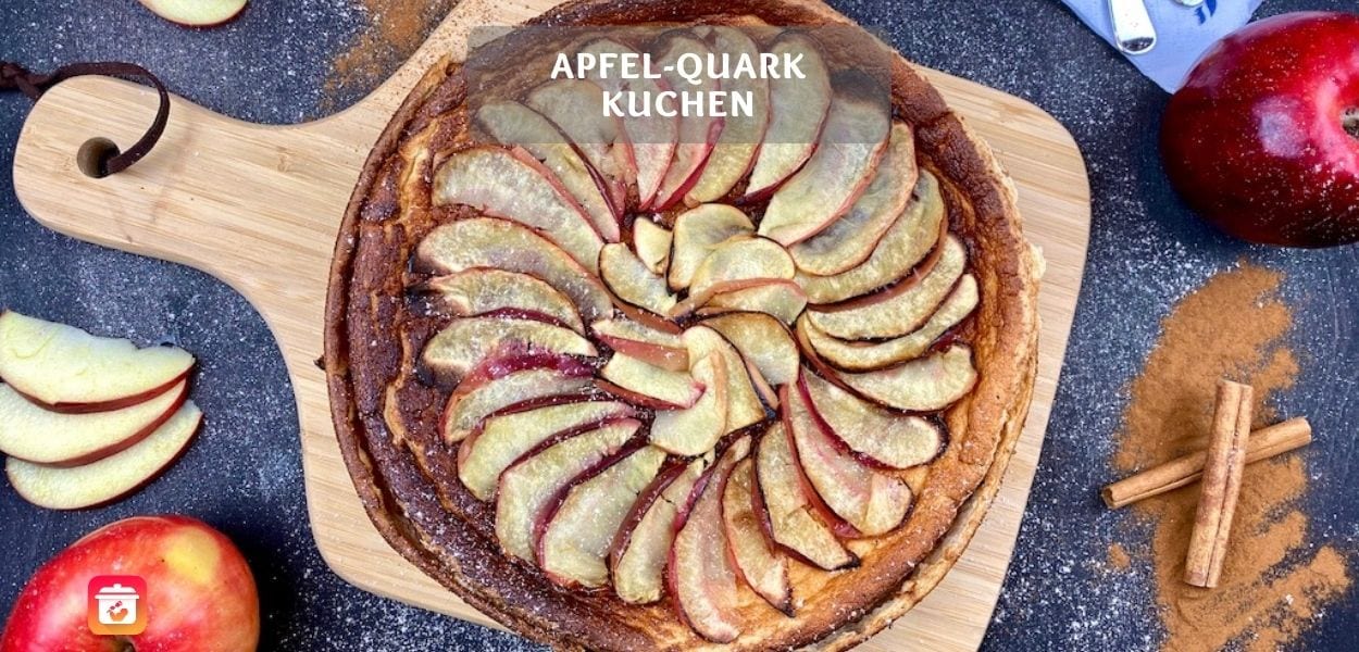 Apfel Quark Kuchen Gesunder Apfelkuchen Apfel-Quark Kuchen – Gesunder Apfelkuchen mit Quark