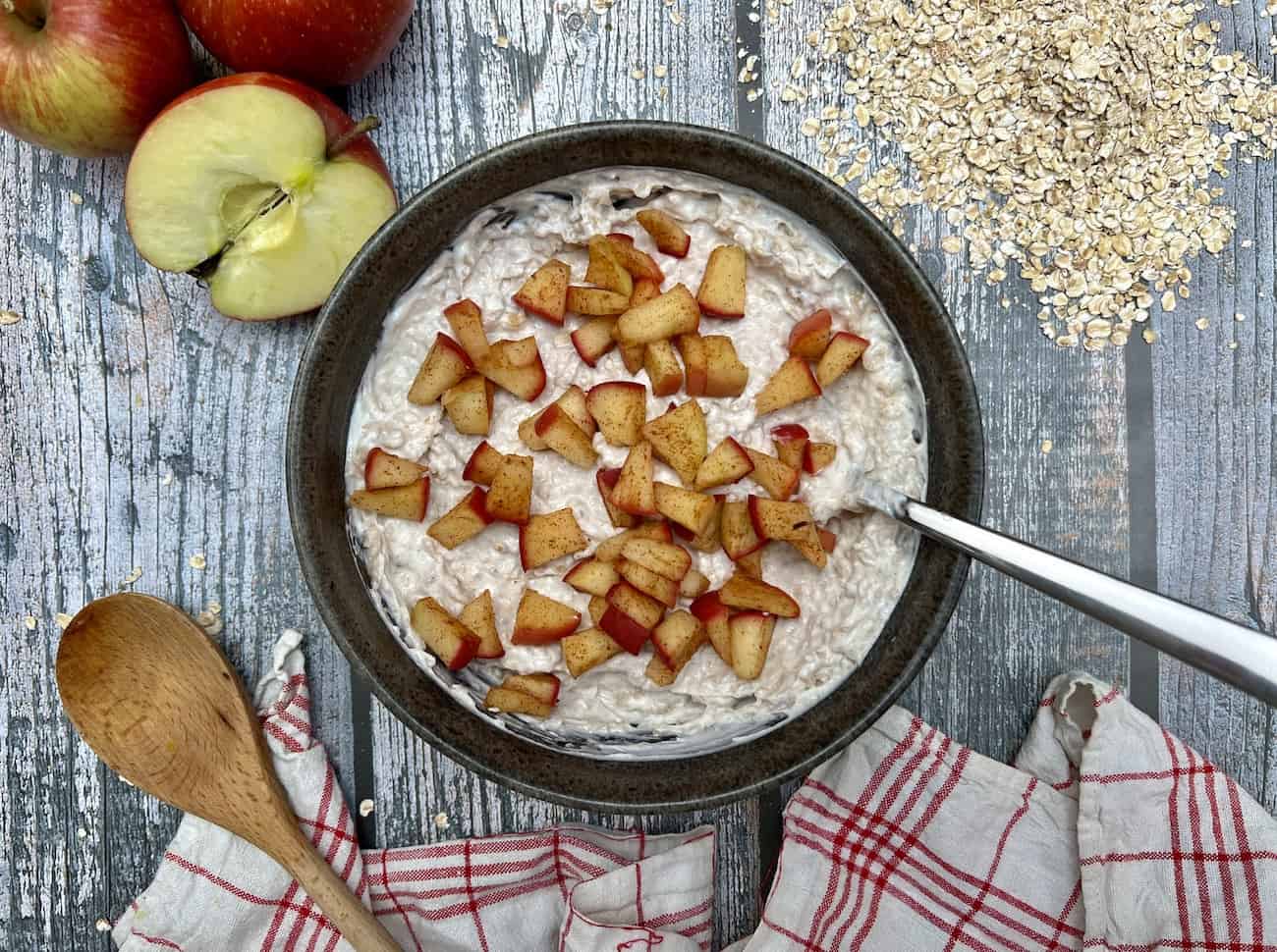 Apfel-Zimt Fitness-Haferbrei