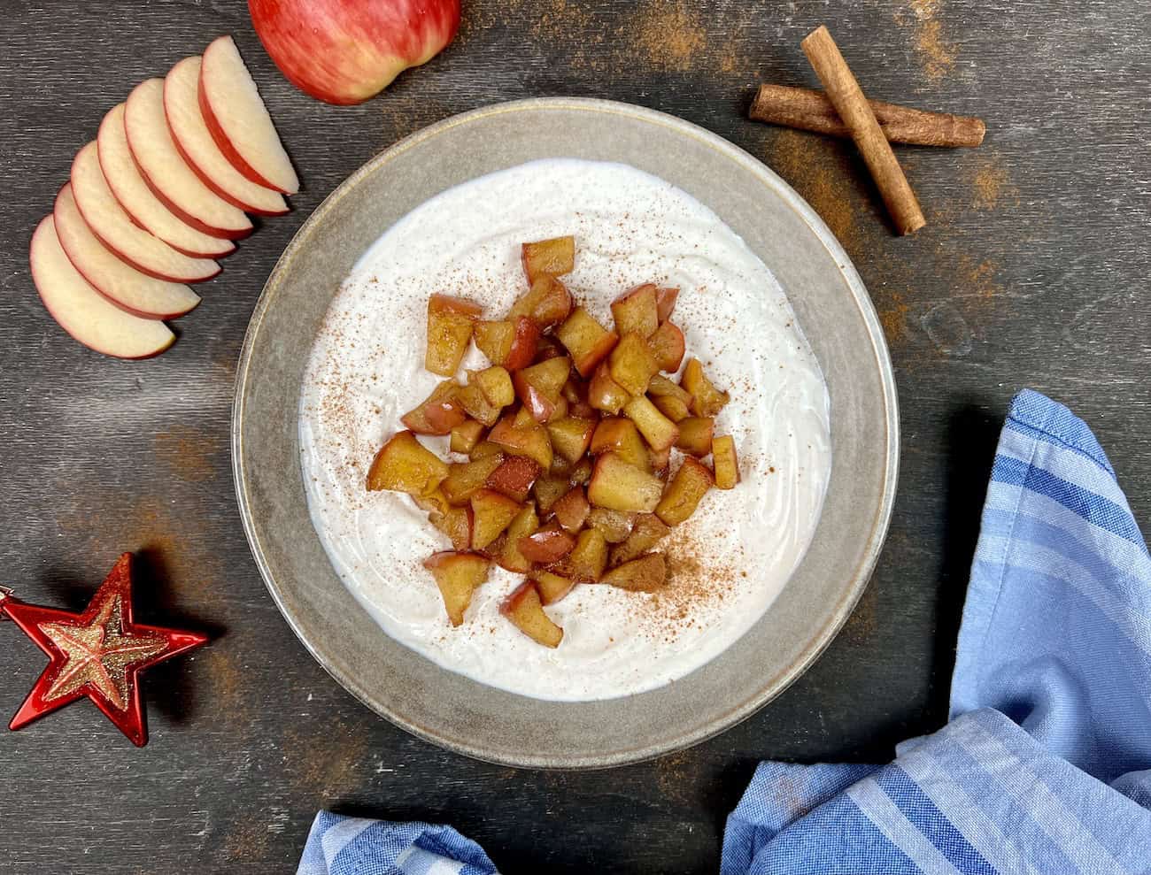 Apfel-Zimt Quark