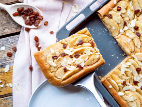 Apfelkuchen vom Blech