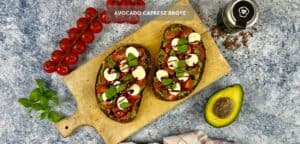 Avocado Caprese Brote schnell und einfach