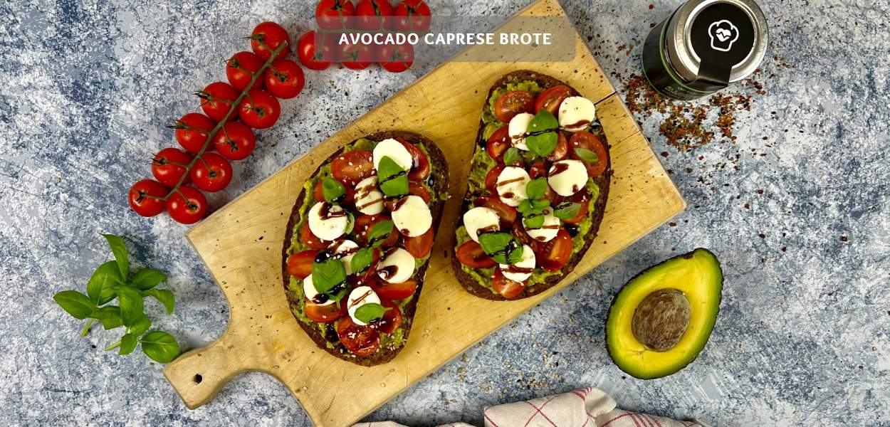 Avocado Caprese Brote