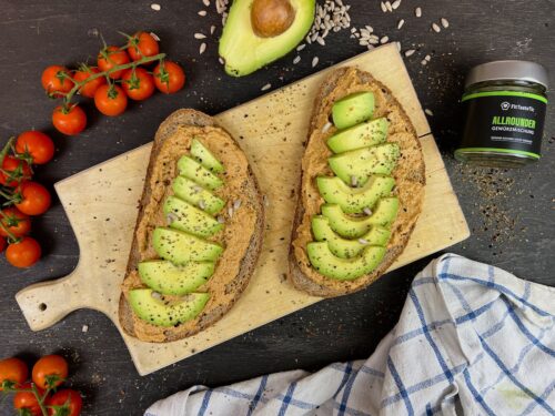 Avocado-Tomaten Stullen