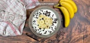 Banana-Split Quark mit Vanille