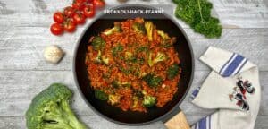 Brokkoli-Hack-Pfannen Rezept