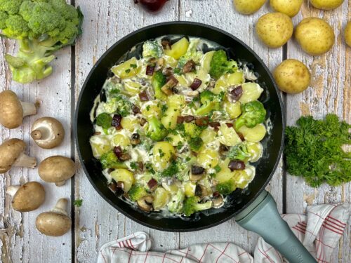 Brokkoli-Kartoffel Pfanne