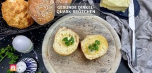 Dinkel-Quark Brötchen Rezept