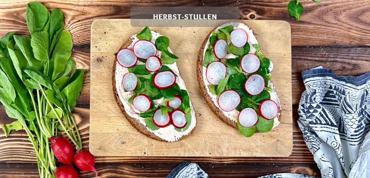 Einfache Herbst Stullen Herbst-Stullen