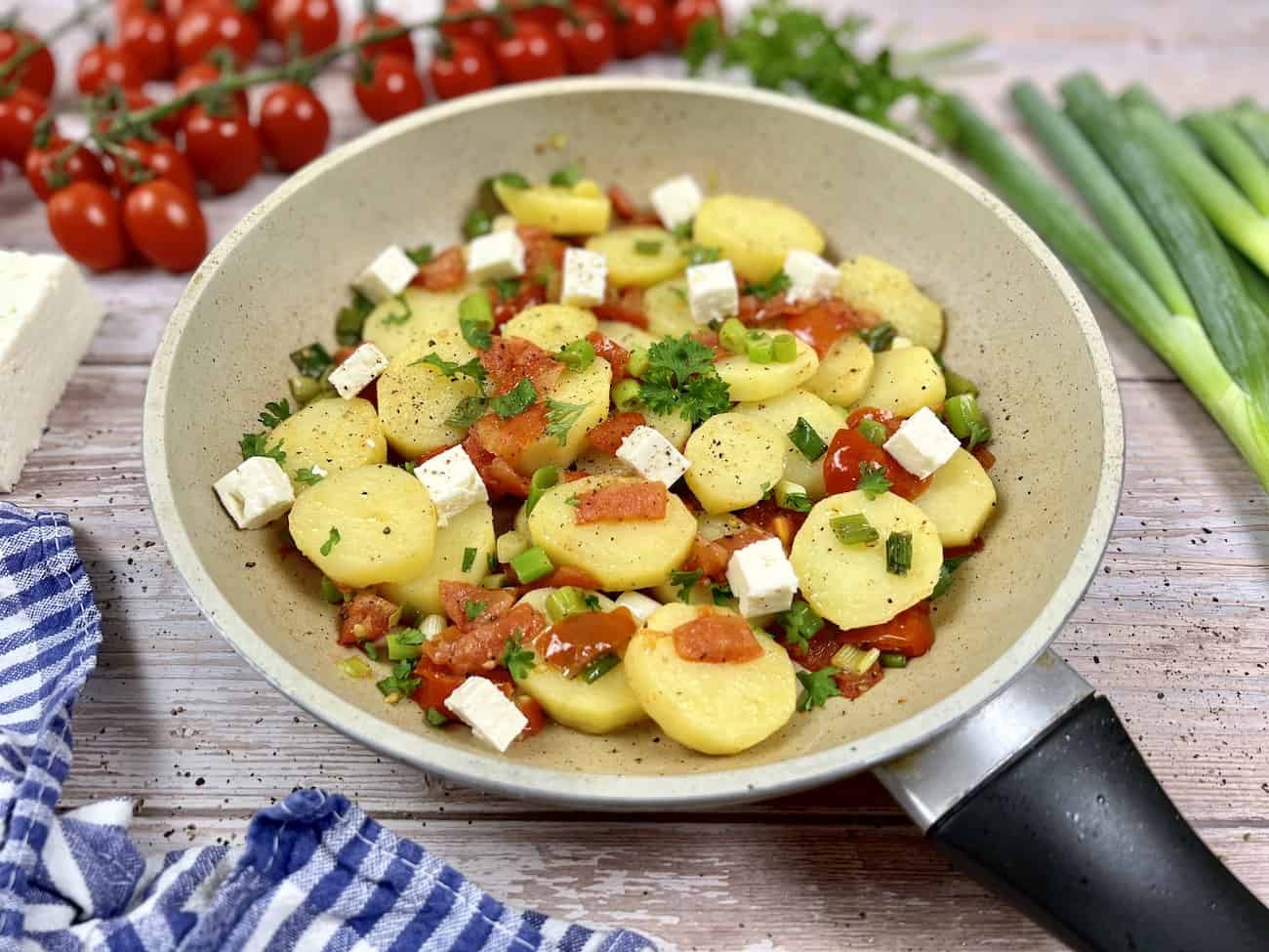Einfache Kartoffel-Pfanne