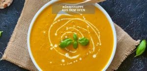 Einfache Kürbissuppe aus dem Ofen