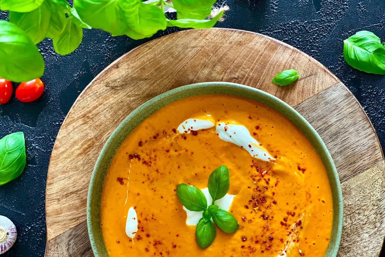 Einfache Tomatensuppe