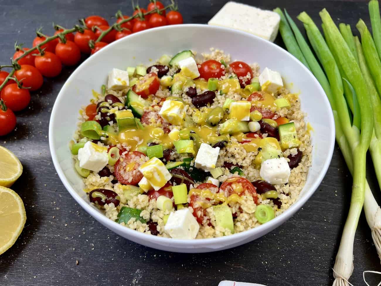 Einfacher Bulgursalat Einfacher Bulgursalat