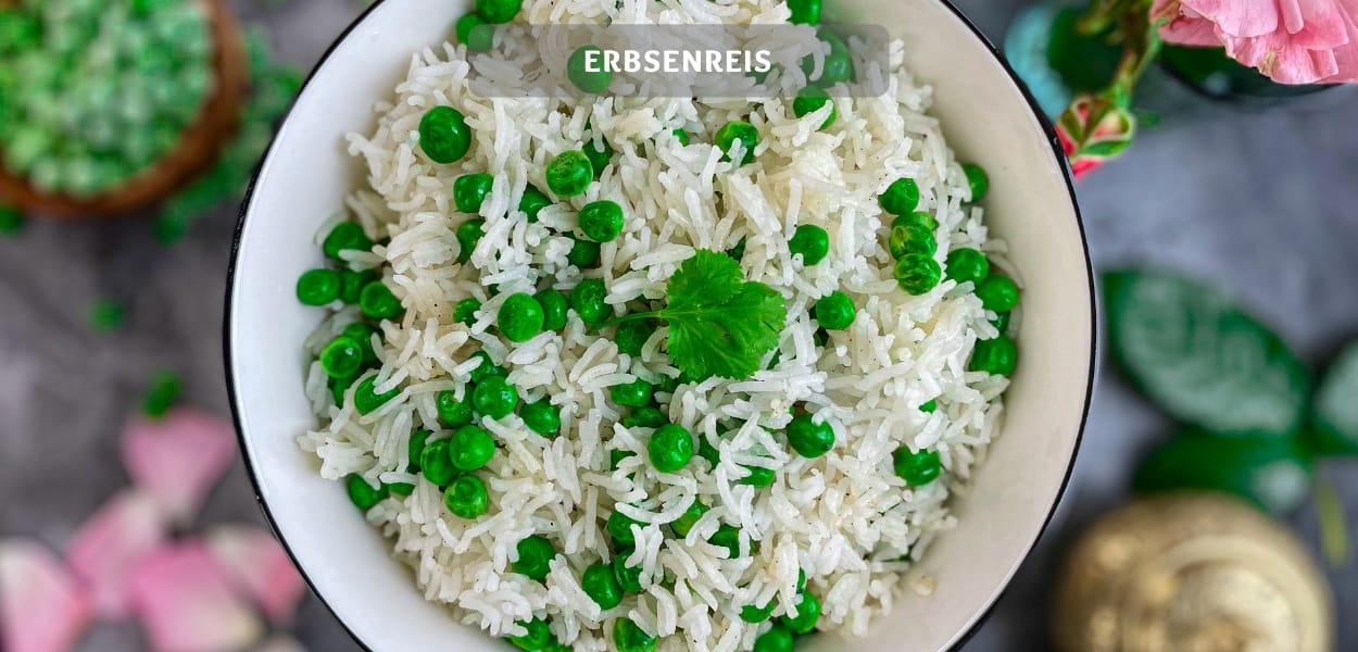 Einfacher Erbsenreis – Schnell und simpel