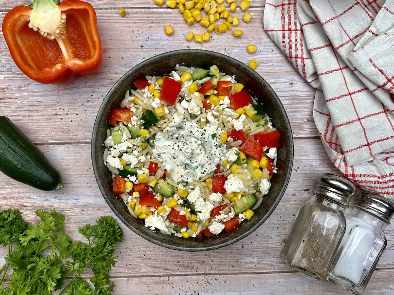 Einfacher Reisnudel-Salat