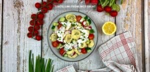Einfacher Tortellini-Frühlings-Salat