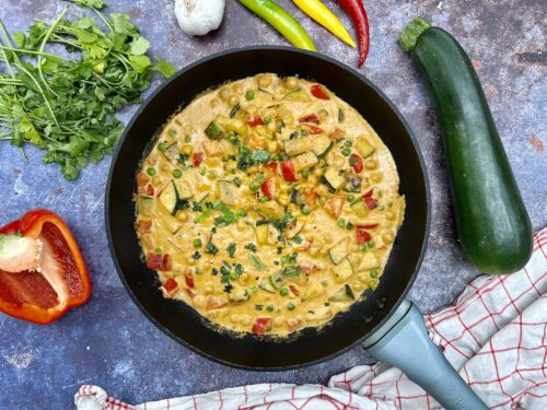 Einfaches Vegetarisches indisches Curry