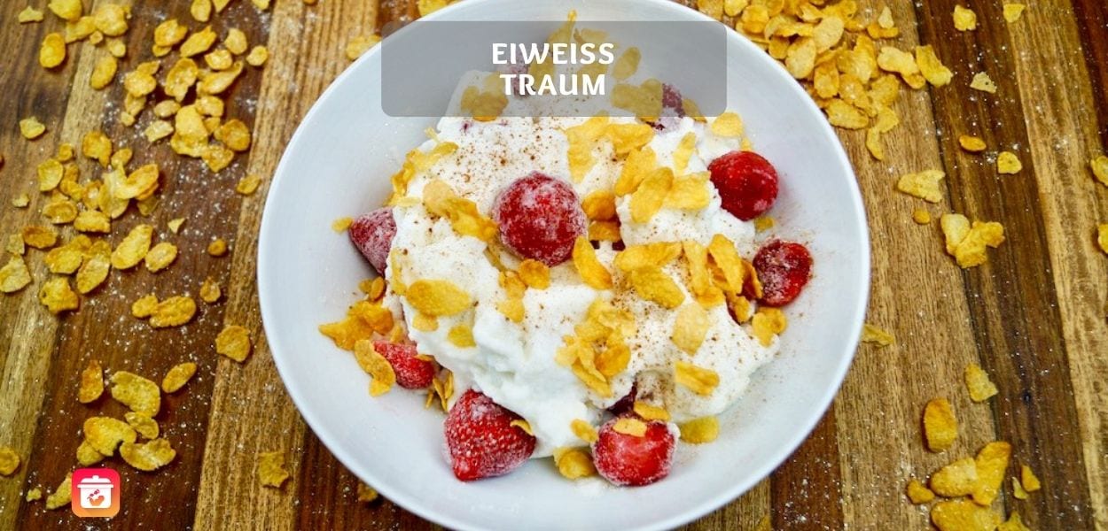 Eiweiß Fluff – Gesundes Eiweiß Diät Rezept