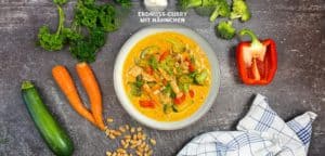 Erdnuss-Curry Rezept mit Hähnchen
