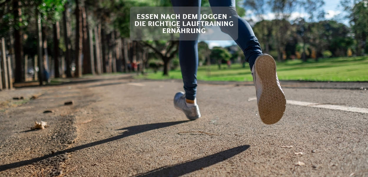 Essen nach dem Joggen